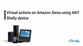 How to use Shelly devices to triger Alexa routlines [upl. by Ardnnaed450]