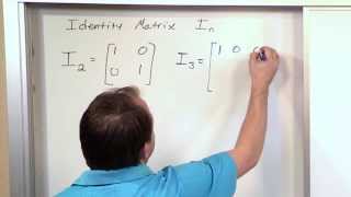 Special Matrices in Linear Algebra [upl. by Merriman583]