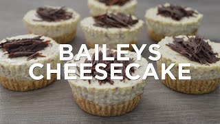 Mini Baileys Cheesecakes No Bake [upl. by Anika]