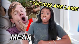 THIS VEGAN WAS FORCED TO EAT MEAT [upl. by Audri]