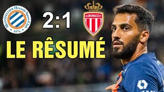 Montpellier vs Monaco 21 Le Résumé Ligue 1 202425 [upl. by Ecnedac]