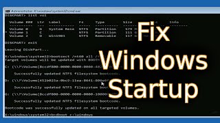 How to Fix Startup Repair in Windows 10  System Reserved [upl. by Ave859]