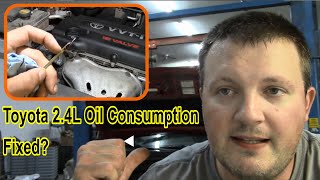 Toyota 24L Oil Consumption Repair Followup [upl. by Saidel]