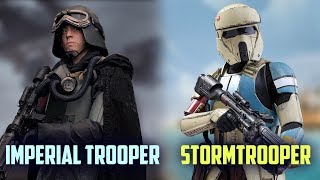 Stormtroopers VS Imperial Army Troopers  Whats the DIFFERENCE [upl. by Ittak]