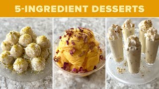 This Chef Makes 3 Indian Desserts Using Only 5 Ingredients Each • Tasty [upl. by Petta]