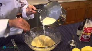 How To Make A French Baked Dessert Clafoutis by Chef Bernard [upl. by Aitercal994]