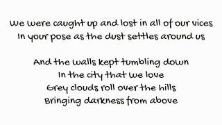 Pompeii  Bastille if you close your eyes lyrics [upl. by Auqeenahs]