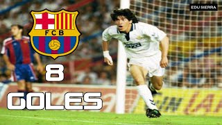 GOLES DE IVÁN ZAMORANO AL FC BARCELONA CON LA CAMISETA DEL REAL MADRID 1992  1996 [upl. by Perpetua]