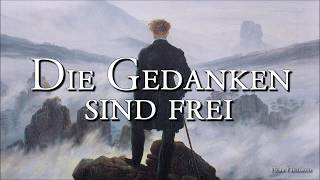 Die Gedanken sind frei German Folk SongLyrics [upl. by Channa]