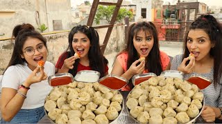 100 Momos Eating Challenge  Unlimited Momos Eating Challenge  Food Challenge [upl. by Eldred]