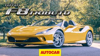 Ferrari F8 Spider Review  new Ferrari Tributo convertible driven  Autocar [upl. by Enilrahc]