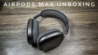 Apple AirPods Max Unboxing  Space Grey [upl. by Aron]