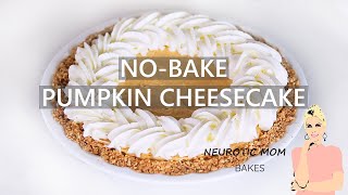 No Bake Pumpkin Cheesecake  Perfect Recipe [upl. by Einnad892]