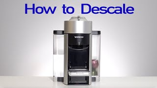 How to Descale Nespresso Machine [upl. by Ennoved]