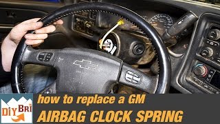 How to Replace a Clock Spring amp Remove Steering Wheel  Silverado [upl. by Naahsar]