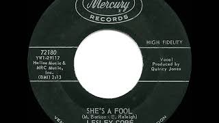 1963 HITS ARCHIVE She’s A Fool  Lesley Gore 45 single version [upl. by Nichani866]