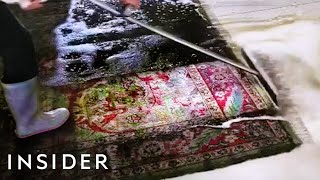 How The Dirtiest Rugs Get Professionally Cleaned [upl. by Lodnar]