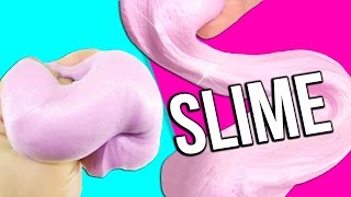 HAZ SLIME ESPONJOSO SIN BORAX  DIY FLUFFY SLIME  Tutoriales Belen [upl. by Roshan]