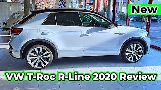 VW TRoc RLine 2020 Review Interior Exterior [upl. by Yeliah]