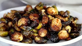 Honey Balsamic Roasted Brussels Sprouts [upl. by Cosmo966]