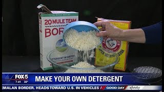 ITeam 3 Simple Ingredients for Homemade Laundry Detergent [upl. by Acirederf]