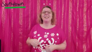 Rudolph The RedNosed Reindeer in Makaton [upl. by Norrahs]