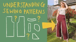 How to understand sewing patterns for beginners [upl. by Harrington]