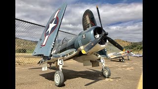 Amazing RC F4U Corsair with Radial Engine amp Folding Wings [upl. by Sido]