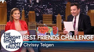 Best Friends Challenge with Chrissy Teigen [upl. by Primaveria]