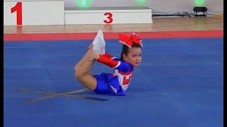 Cheerleading solo Elena Artemenko quotStormquot Sochi [upl. by Llewsor]