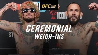 UFC 299 Ceremonial WeighIn [upl. by Jarnagin640]