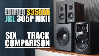 Edifier S350DB vs JBL 305P MKII  6Track Comparison [upl. by Bastien]