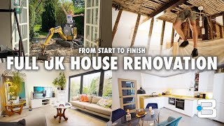 45 Years In 40 Minutes  FULL English Cottage House Renovation  From Start To Finish [upl. by Yttel]