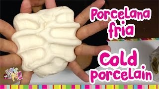 How to make COLD PORCELAIN  Como hacer PORCELANA FRIA Resistente y Mejorada [upl. by Oiramal]