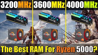 3200MHz vs 3600MHz vs 4000MHz  Best RAM for Ryzen 5000 [upl. by Adnwahs]