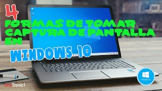 4 formas de tomar captura de pantalla en windows 10 PC  Laptop [upl. by Akahs]