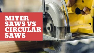 Miter Saw vs Circular Saw Do you Really Need Both [upl. by Alexandr]