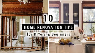 10 HOME RENOVATION TIPS for DIYers amp Beginners What I Wish I Knew Before  XO MaCenna [upl. by Larianna]