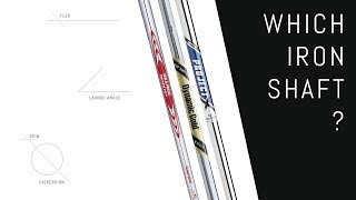 Project X vs Dynamic Gold vs Nippon Modus  Iron Shafts [upl. by Esinek934]