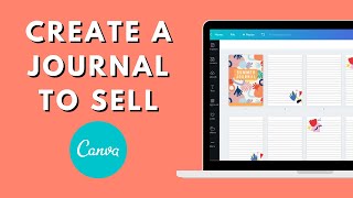 Create a Journal in Canva to Sell on Amazon KDP Templates Included [upl. by Adia]