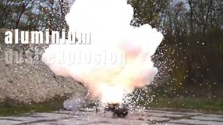 Aluminium dust explosion  TESTS [upl. by Armillia]