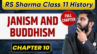 Janism and Buddhism FULL CHAPTER  RS Sharma Chapter 10  UPSC Preparation [upl. by Jerald991]