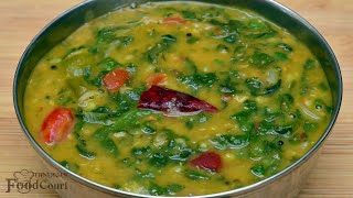 Palak dal Recipe Healthy Spinach Dal [upl. by Yrahcaz]