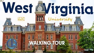 West Virginia University Campus 4K Walking Tour Morgantown WV 2021 [upl. by Melania601]