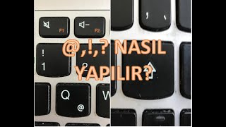 işareti Alt tire soru işaretiÜnlem işareti nasıl yapılır [upl. by Albric702]