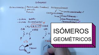 ISÓMEROS GEOMÉTRICOS CIS TRANS Z Y E [upl. by Ainitsirk]