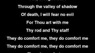 The Lord is My Shepherd gospel with lyrics [upl. by Cirdahc]