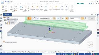 Basic Assembly Methods in Solid Edge [upl. by Reifel736]