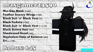 20 Roblox Black Outfits [upl. by Kohler991]