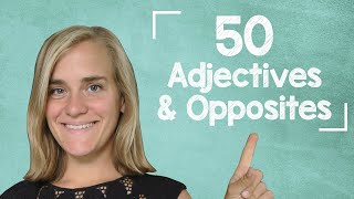 50 German Adjectives amp Opposites  A2 with Jenny [upl. by Poppy152]